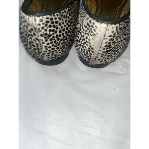 Avec Moderation Made in Italy Calf Hair Loafers Flats Spotted US Size 7.5-8 - Picture 5 of 11